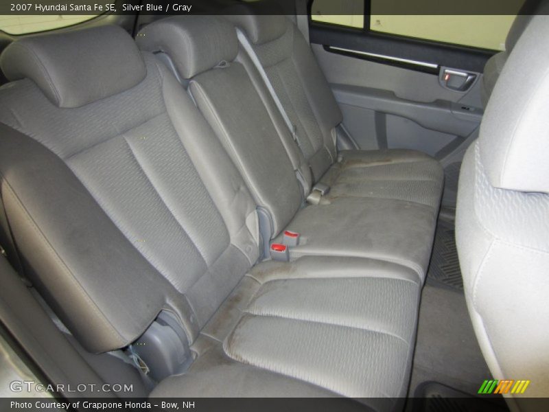 Silver Blue / Gray 2007 Hyundai Santa Fe SE