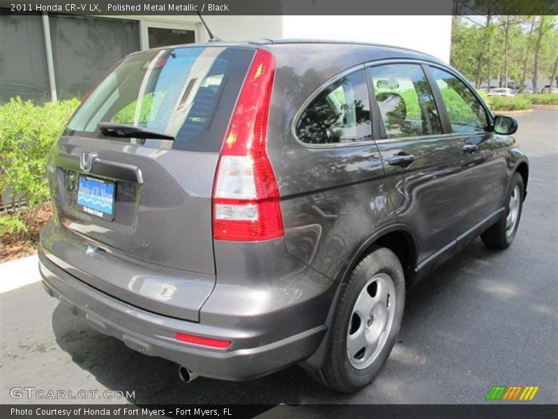 Polished Metal Metallic / Black 2011 Honda CR-V LX