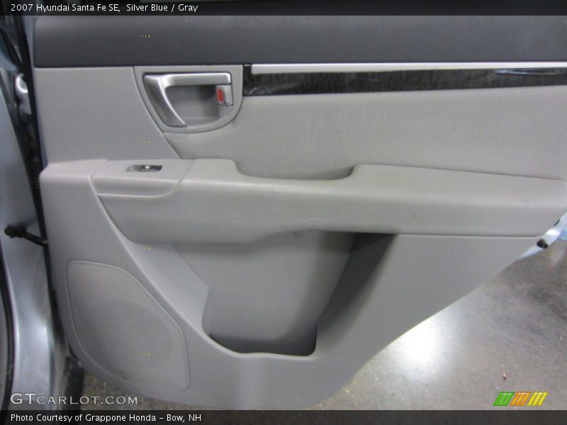 Silver Blue / Gray 2007 Hyundai Santa Fe SE