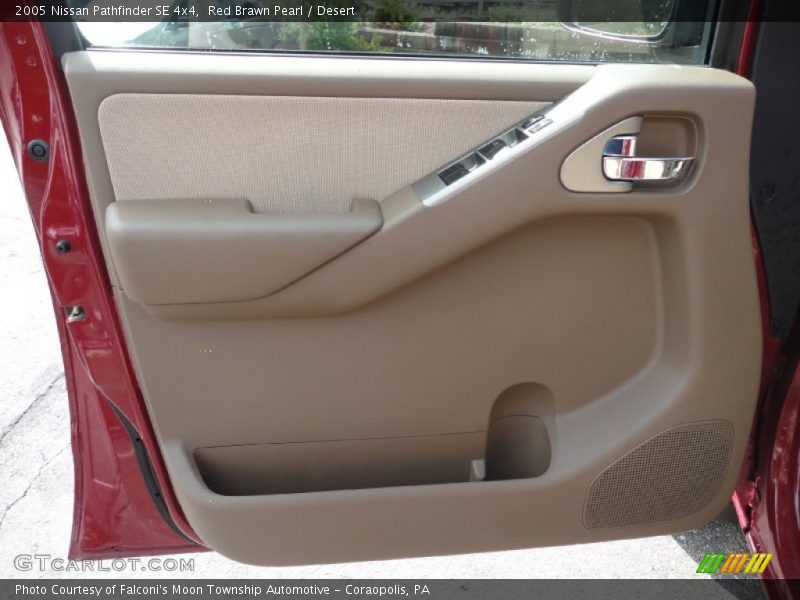 Red Brawn Pearl / Desert 2005 Nissan Pathfinder SE 4x4