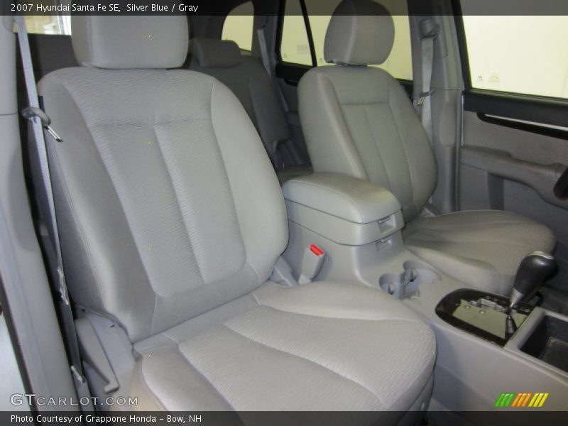 Silver Blue / Gray 2007 Hyundai Santa Fe SE