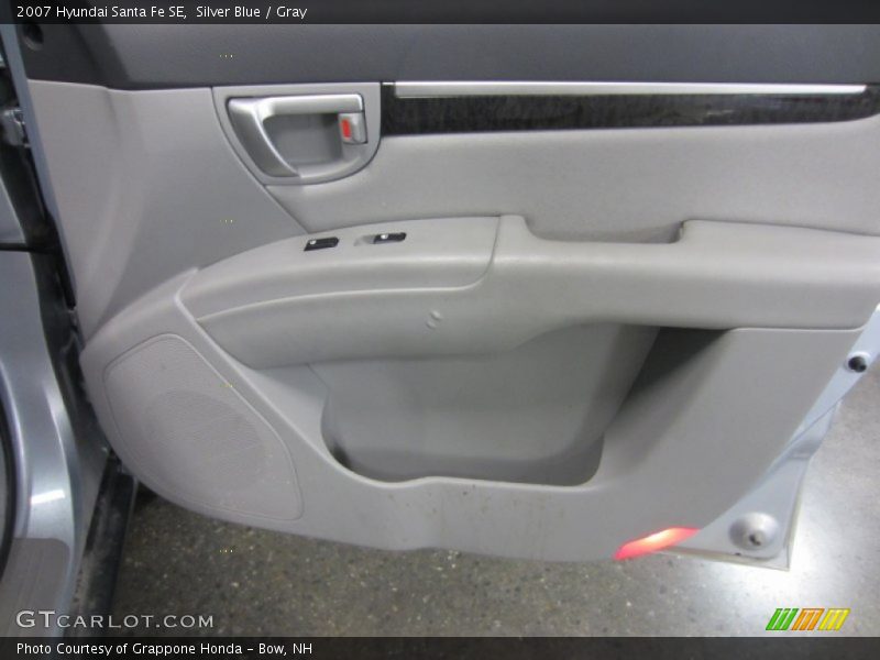 Silver Blue / Gray 2007 Hyundai Santa Fe SE