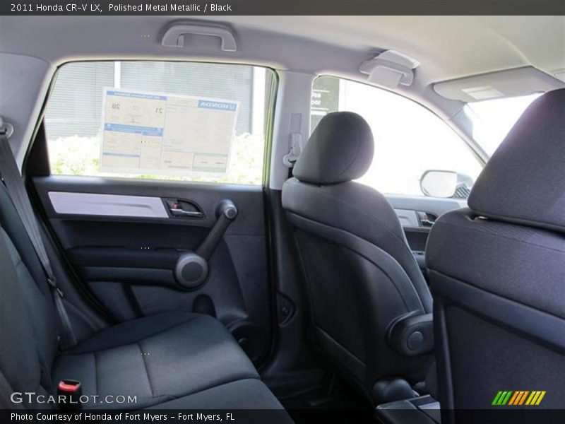 Polished Metal Metallic / Black 2011 Honda CR-V LX