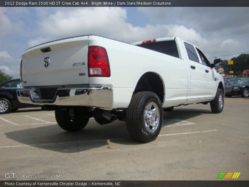 Bright White / Dark Slate/Medium Graystone 2012 Dodge Ram 3500 HD ST Crew Cab 4x4