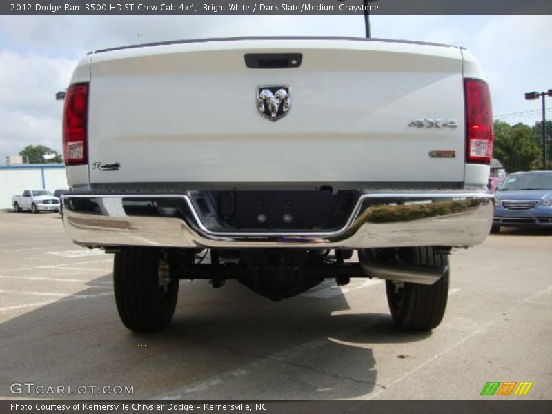 Bright White / Dark Slate/Medium Graystone 2012 Dodge Ram 3500 HD ST Crew Cab 4x4