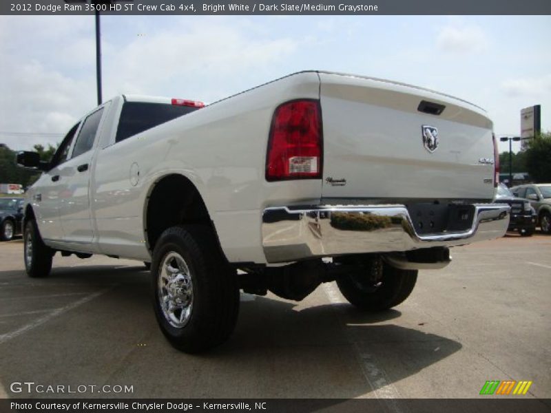 Bright White / Dark Slate/Medium Graystone 2012 Dodge Ram 3500 HD ST Crew Cab 4x4