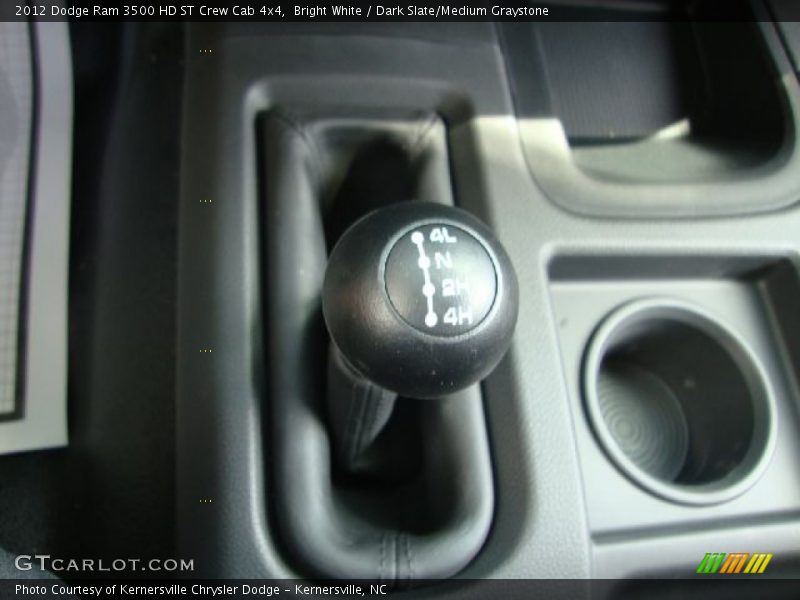 Bright White / Dark Slate/Medium Graystone 2012 Dodge Ram 3500 HD ST Crew Cab 4x4