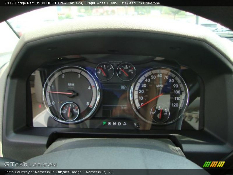 Bright White / Dark Slate/Medium Graystone 2012 Dodge Ram 3500 HD ST Crew Cab 4x4