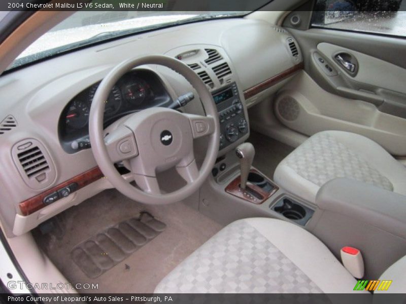 White / Neutral 2004 Chevrolet Malibu LS V6 Sedan
