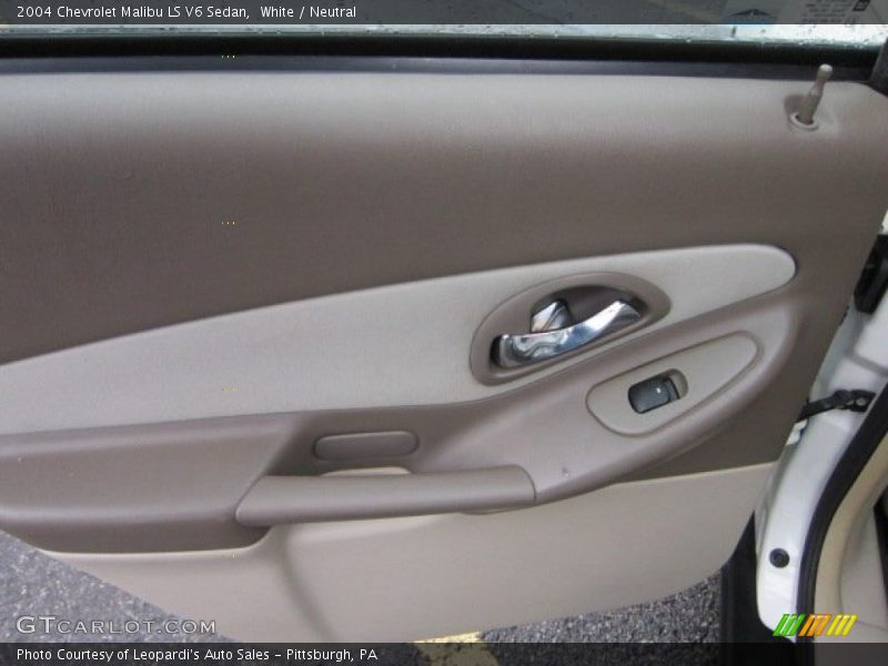 White / Neutral 2004 Chevrolet Malibu LS V6 Sedan