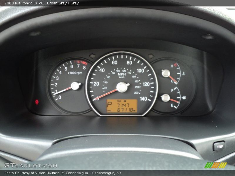 Urban Gray / Gray 2008 Kia Rondo LX V6