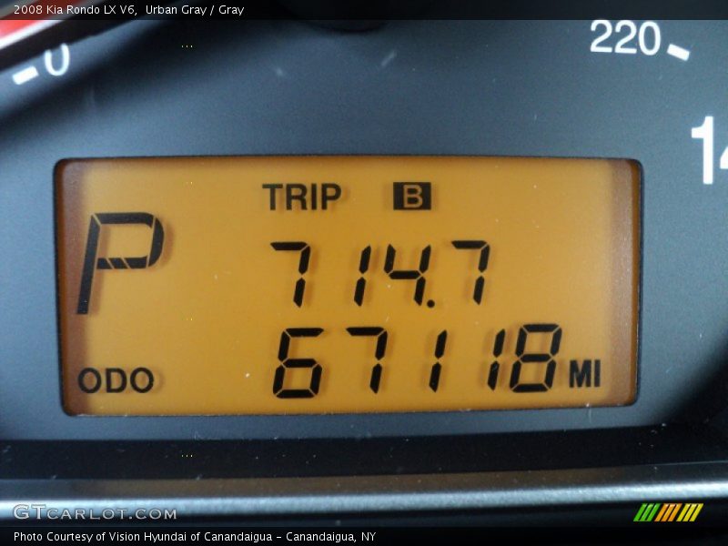 Urban Gray / Gray 2008 Kia Rondo LX V6