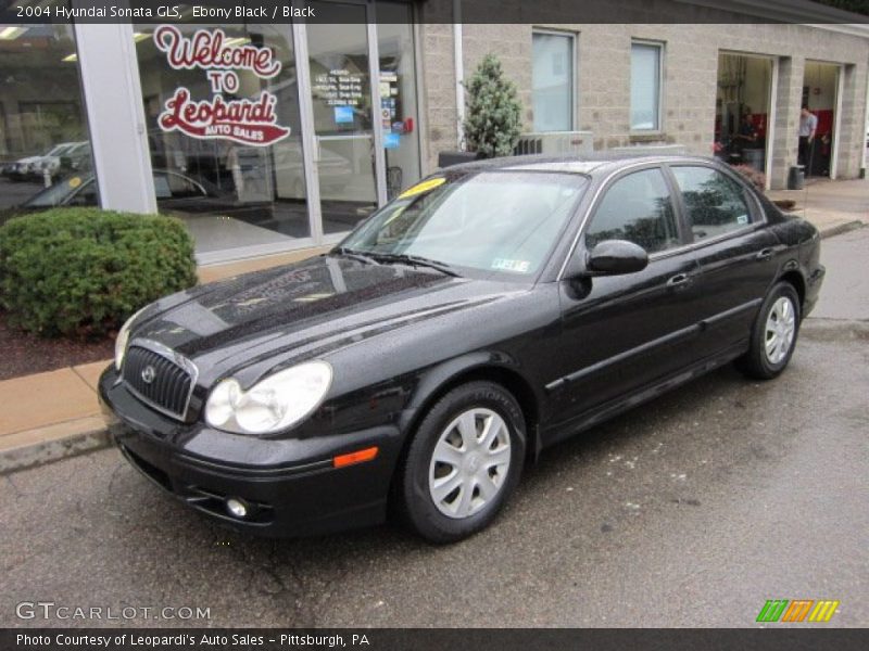 Ebony Black / Black 2004 Hyundai Sonata GLS