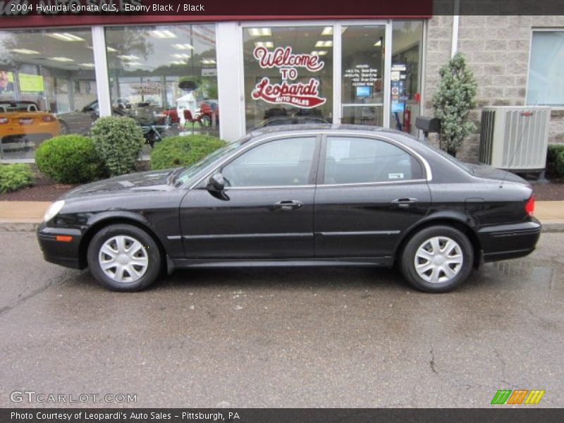 Ebony Black / Black 2004 Hyundai Sonata GLS