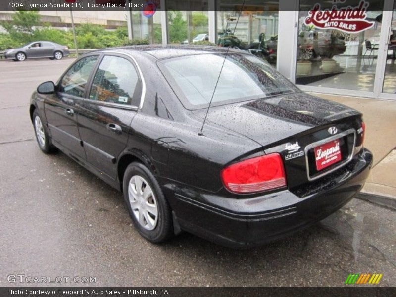 Ebony Black / Black 2004 Hyundai Sonata GLS