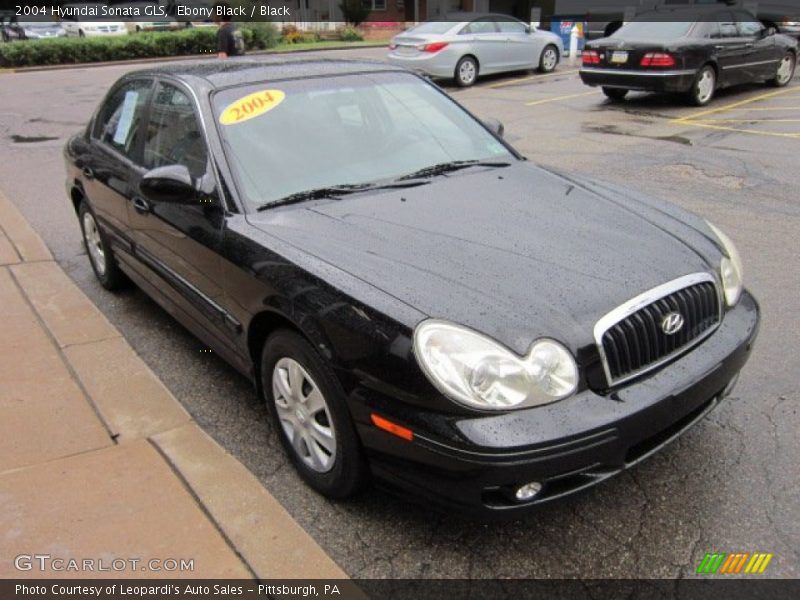 Ebony Black / Black 2004 Hyundai Sonata GLS