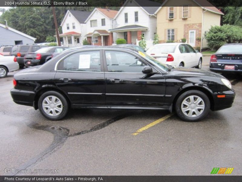 Ebony Black / Black 2004 Hyundai Sonata GLS