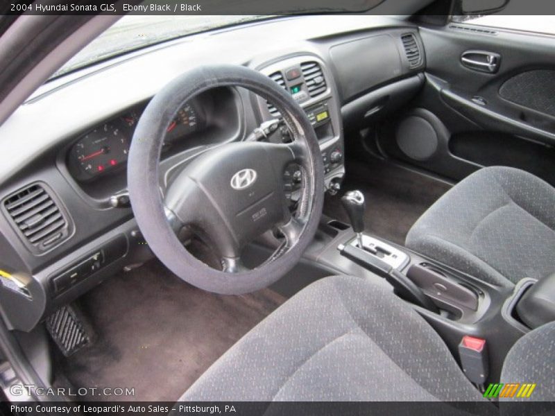 Ebony Black / Black 2004 Hyundai Sonata GLS