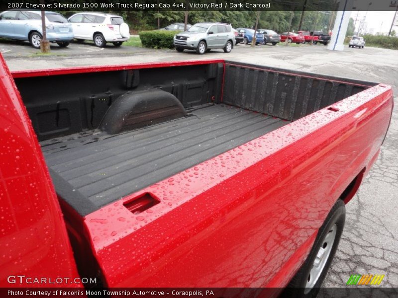 Victory Red / Dark Charcoal 2007 Chevrolet Silverado 1500 Work Truck Regular Cab 4x4