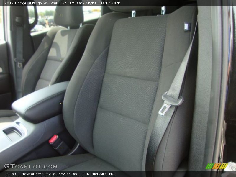 Brilliant Black Crystal Pearl / Black 2012 Dodge Durango SXT AWD