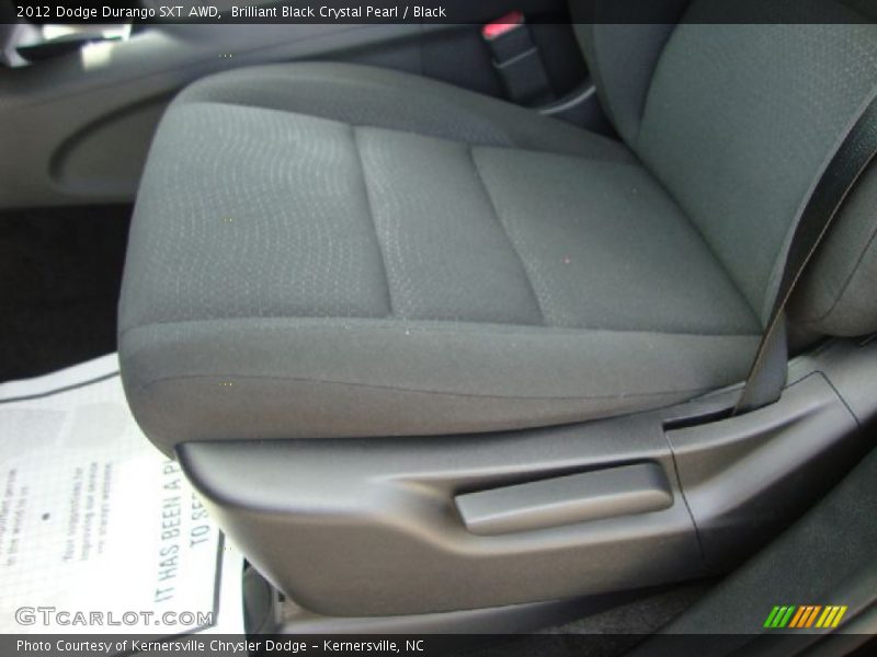 Brilliant Black Crystal Pearl / Black 2012 Dodge Durango SXT AWD