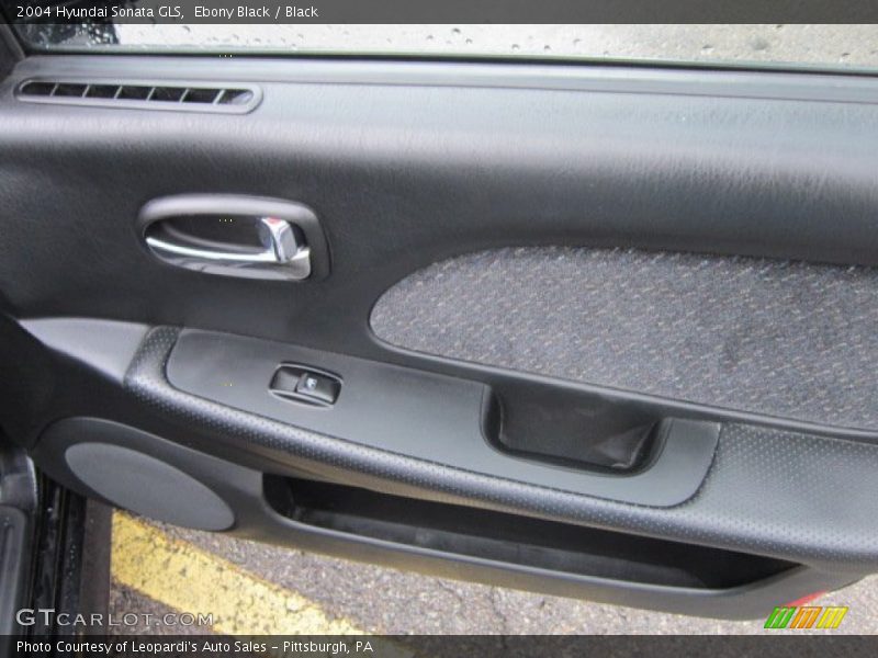 Ebony Black / Black 2004 Hyundai Sonata GLS