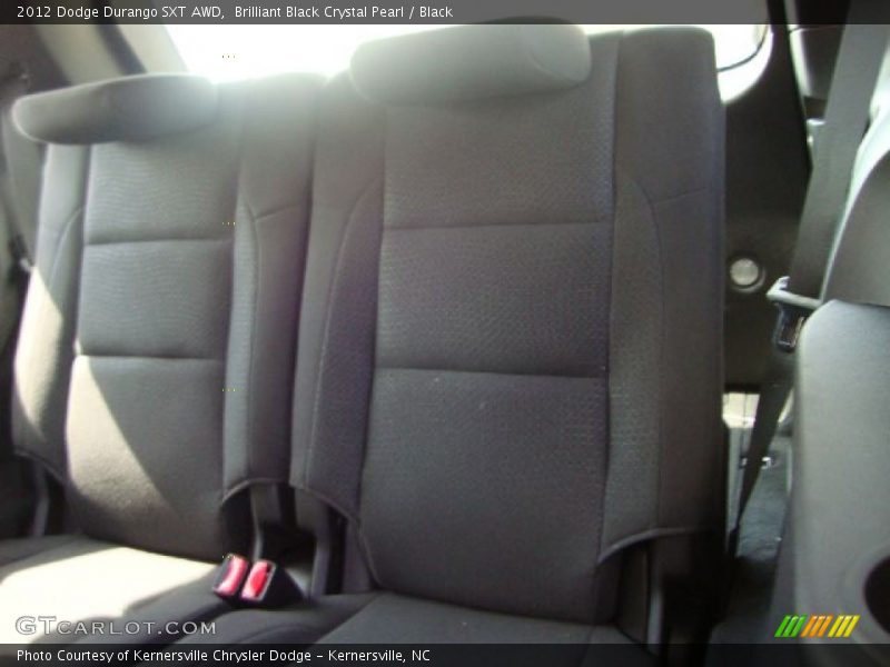 Brilliant Black Crystal Pearl / Black 2012 Dodge Durango SXT AWD
