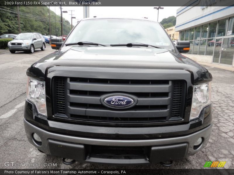Black / Black/Black 2009 Ford F150 FX4 SuperCab 4x4