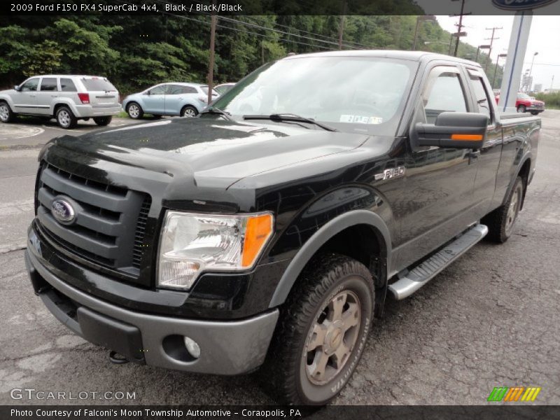 Black / Black/Black 2009 Ford F150 FX4 SuperCab 4x4