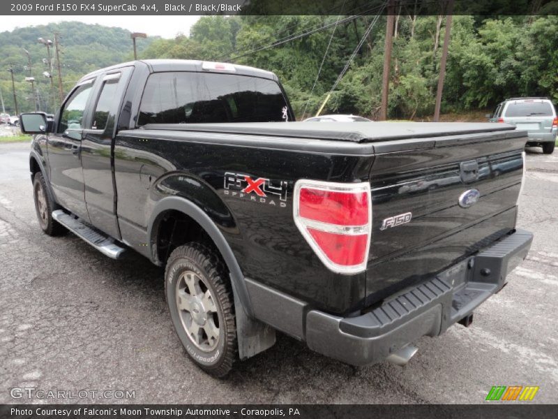 Black / Black/Black 2009 Ford F150 FX4 SuperCab 4x4