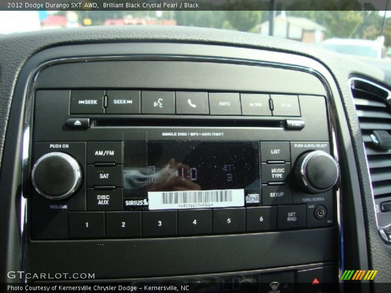 Audio System of 2012 Durango SXT AWD