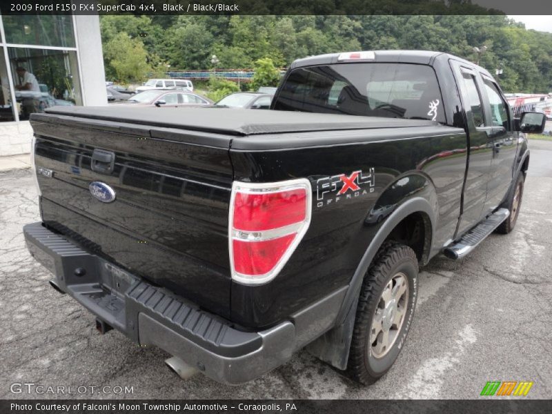 Black / Black/Black 2009 Ford F150 FX4 SuperCab 4x4