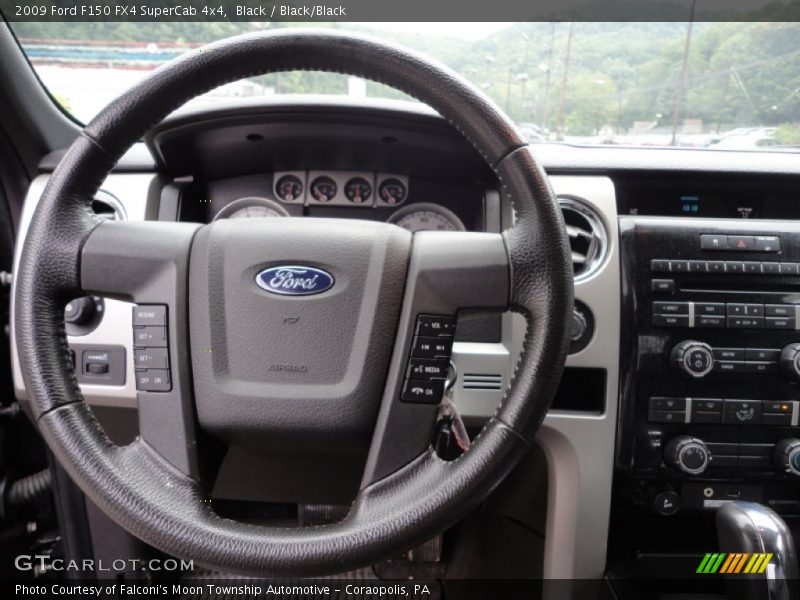 Black / Black/Black 2009 Ford F150 FX4 SuperCab 4x4