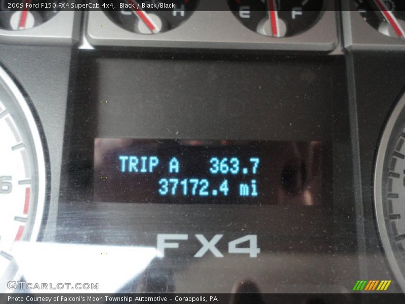 Black / Black/Black 2009 Ford F150 FX4 SuperCab 4x4