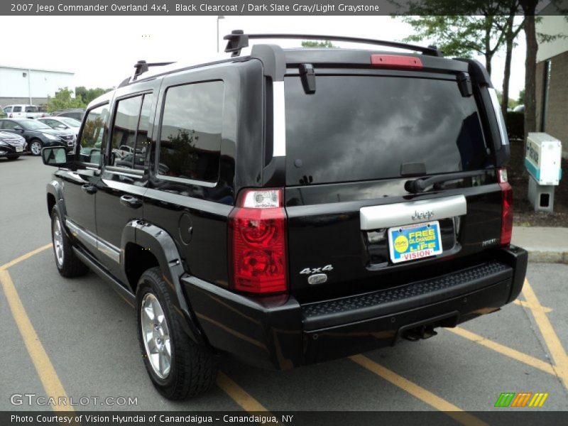 Black Clearcoat / Dark Slate Gray/Light Graystone 2007 Jeep Commander Overland 4x4