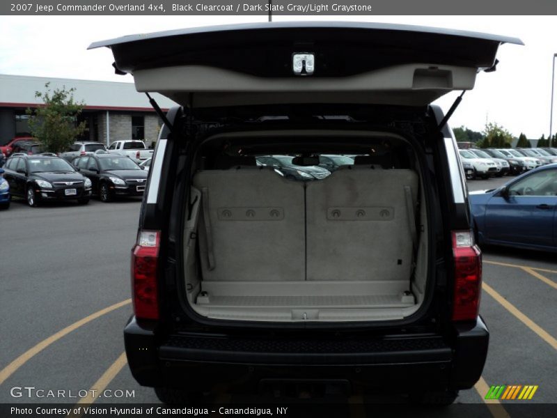 Black Clearcoat / Dark Slate Gray/Light Graystone 2007 Jeep Commander Overland 4x4