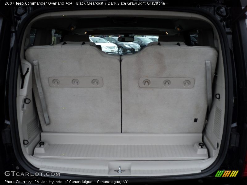 Black Clearcoat / Dark Slate Gray/Light Graystone 2007 Jeep Commander Overland 4x4