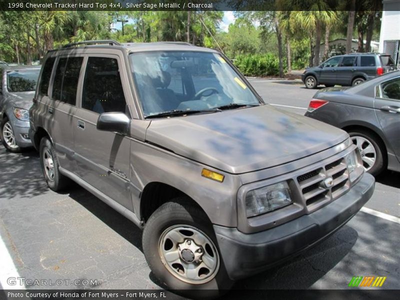 Silver Sage Metallic / Charcoal 1998 Chevrolet Tracker Hard Top 4x4