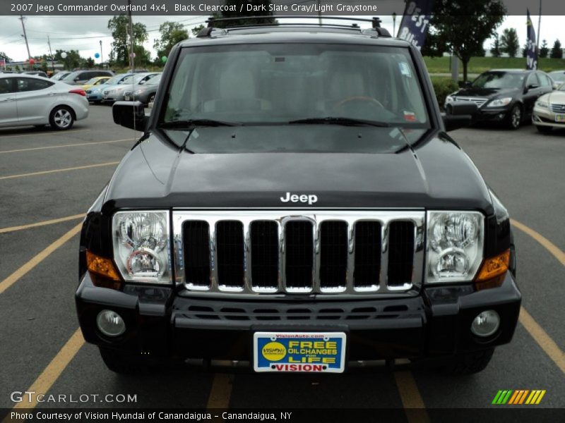 Black Clearcoat / Dark Slate Gray/Light Graystone 2007 Jeep Commander Overland 4x4
