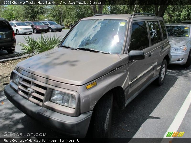 Silver Sage Metallic / Charcoal 1998 Chevrolet Tracker Hard Top 4x4