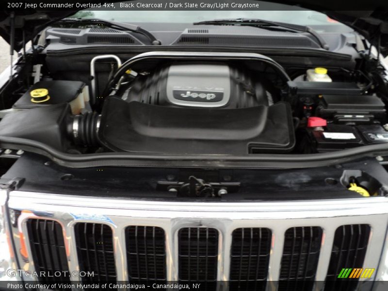 Black Clearcoat / Dark Slate Gray/Light Graystone 2007 Jeep Commander Overland 4x4