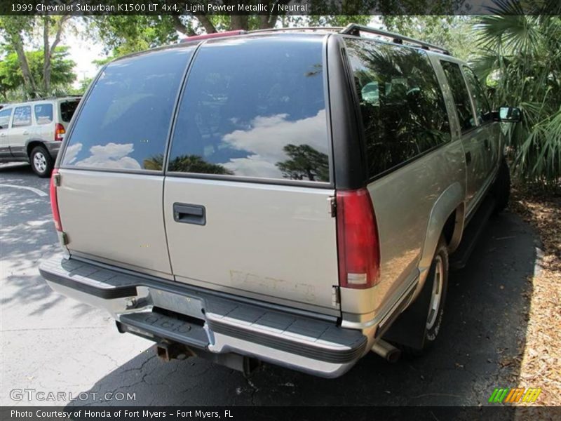 Light Pewter Metallic / Neutral 1999 Chevrolet Suburban K1500 LT 4x4