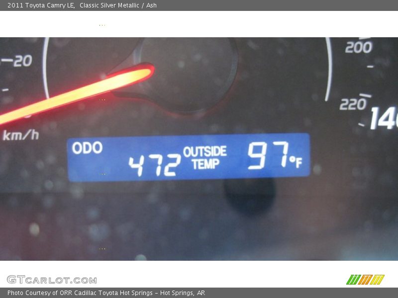 Classic Silver Metallic / Ash 2011 Toyota Camry LE