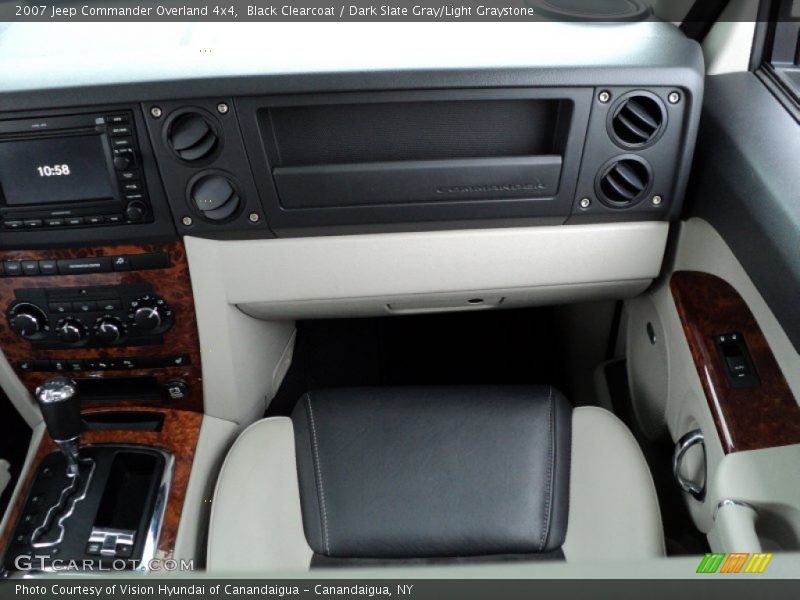 Black Clearcoat / Dark Slate Gray/Light Graystone 2007 Jeep Commander Overland 4x4