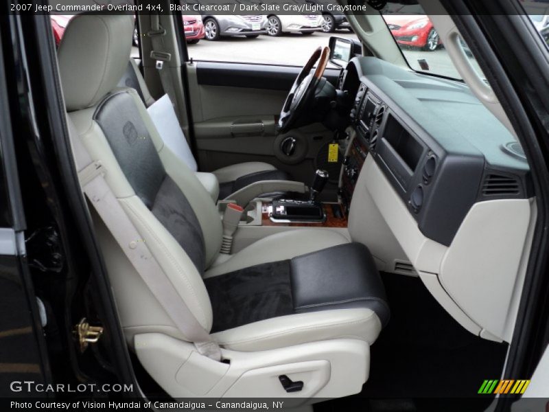 Black Clearcoat / Dark Slate Gray/Light Graystone 2007 Jeep Commander Overland 4x4