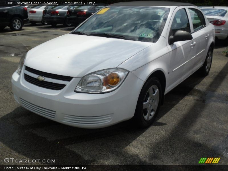 Summit White / Gray 2006 Chevrolet Cobalt LS Sedan