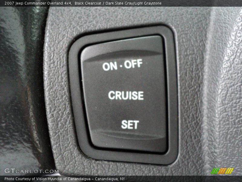 Black Clearcoat / Dark Slate Gray/Light Graystone 2007 Jeep Commander Overland 4x4