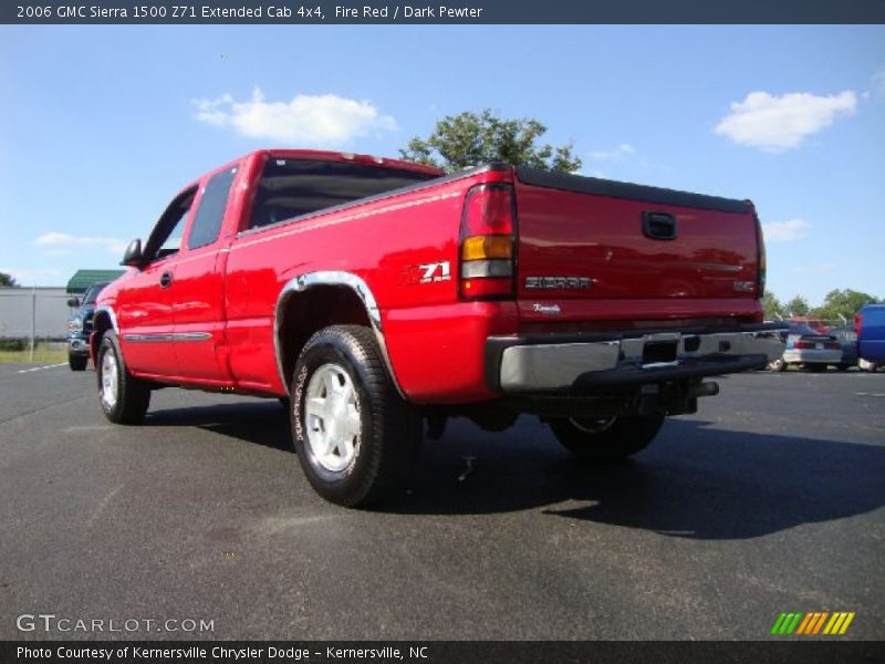 Fire Red / Dark Pewter 2006 GMC Sierra 1500 Z71 Extended Cab 4x4