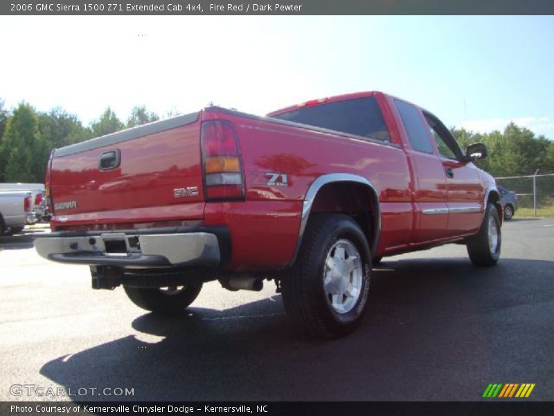 Fire Red / Dark Pewter 2006 GMC Sierra 1500 Z71 Extended Cab 4x4