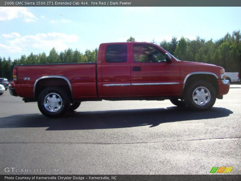 Fire Red / Dark Pewter 2006 GMC Sierra 1500 Z71 Extended Cab 4x4